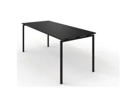 Kantinebræt zignal 180 x 80 cm sort