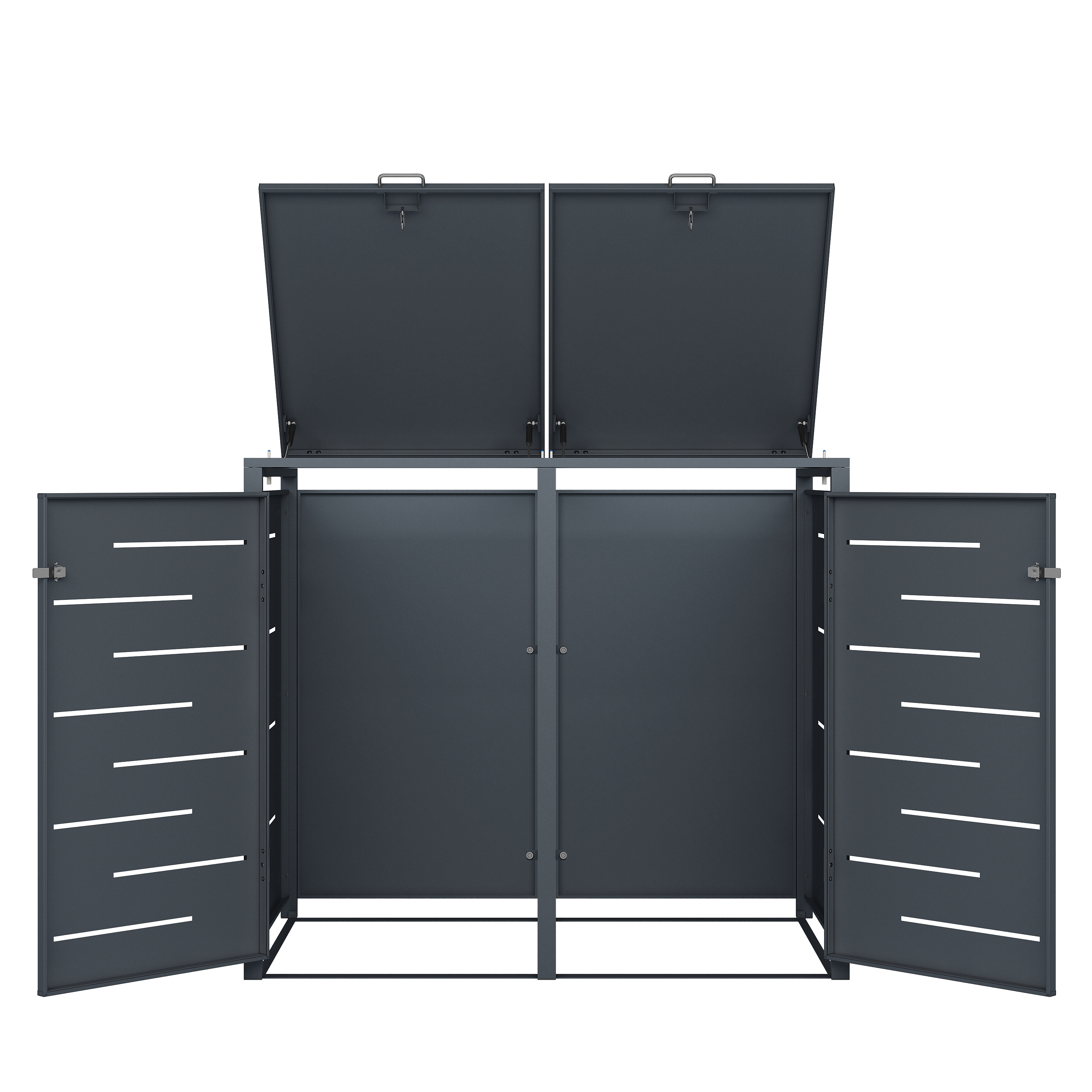 Mülltonnenbox 480L anthrazit
