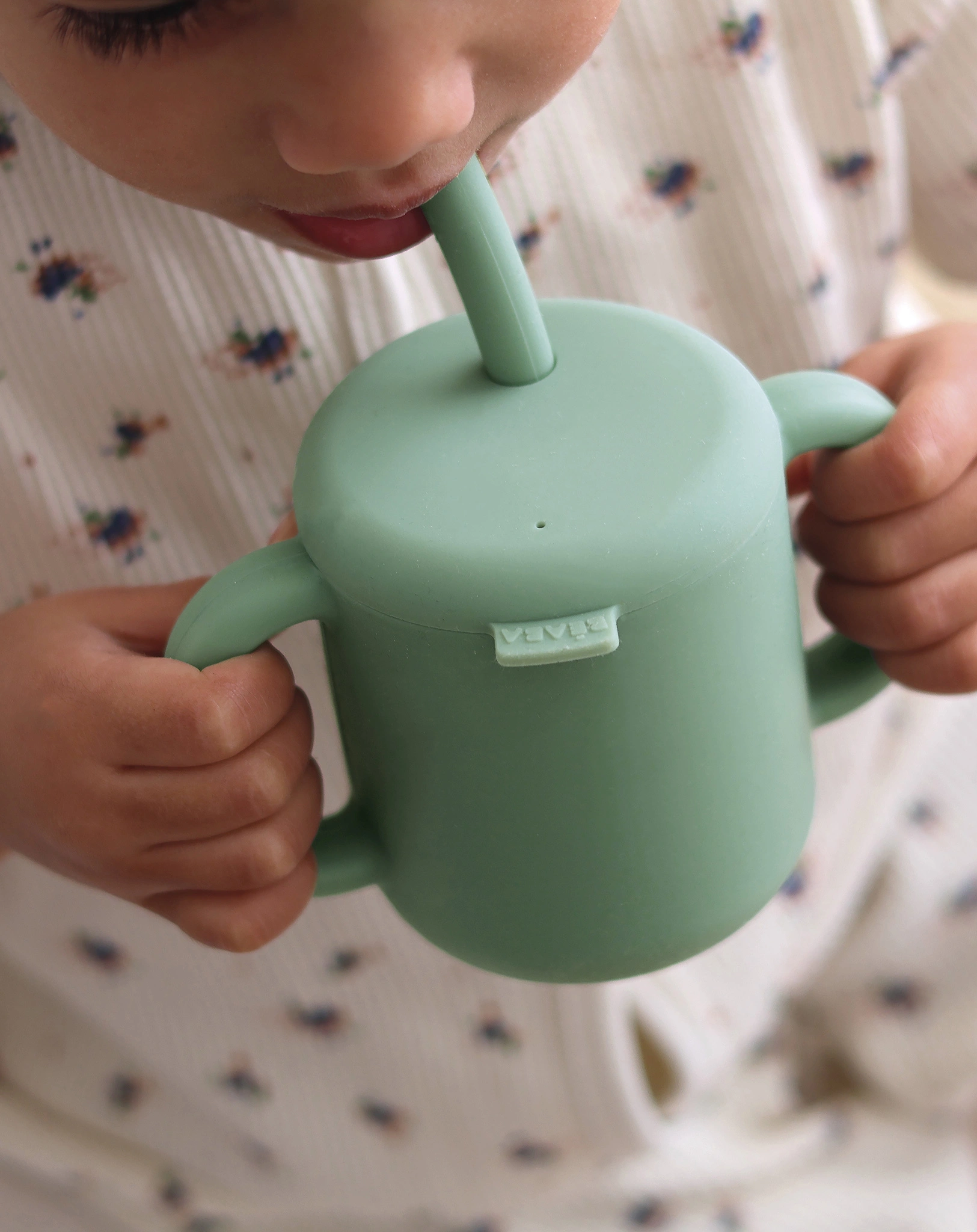 Silikon-Tasse DRINK in salbei grün