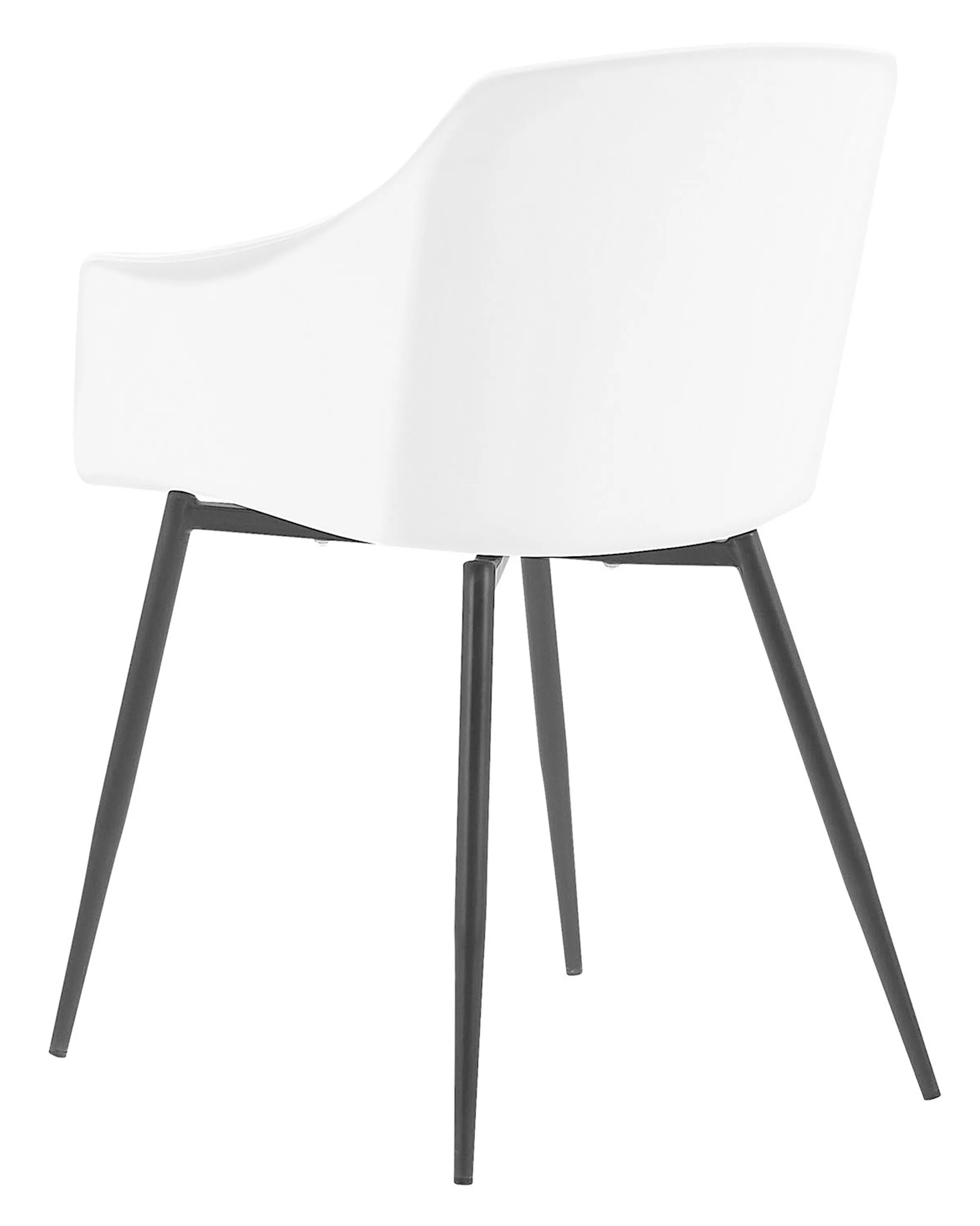 Set van 2 eetkamerstoelen FONDA Wit