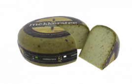 Mèkkerstee Biologische geitenkaas met groene pesto