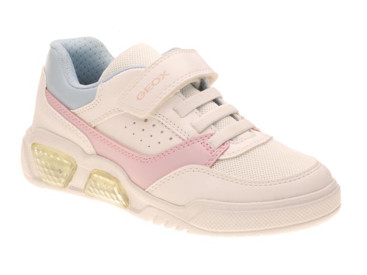 Geox J45HPA-0BUAS white/pink