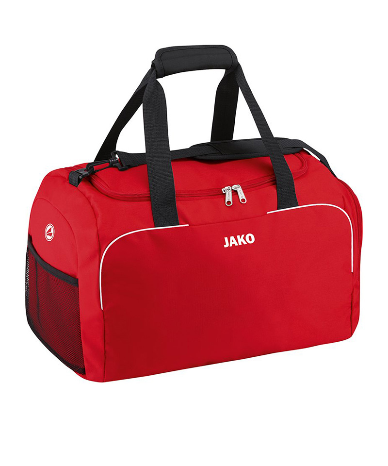 JAKO Classico Sporttasche Gr. 2 Rot Weiss F01