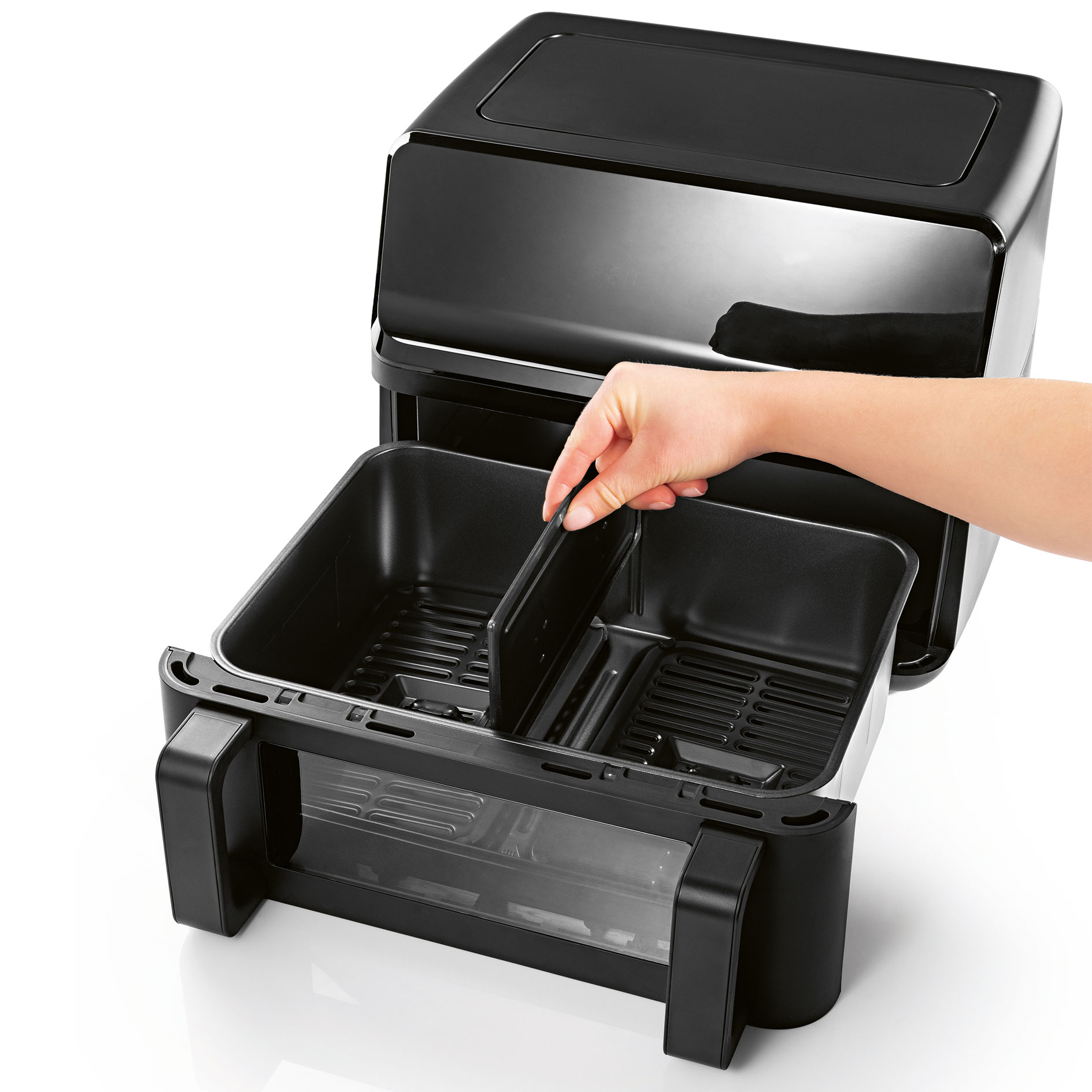 RACHS KOCHWERK Heißluft-Fritteuse 14349 - schwarz - 9 Liter