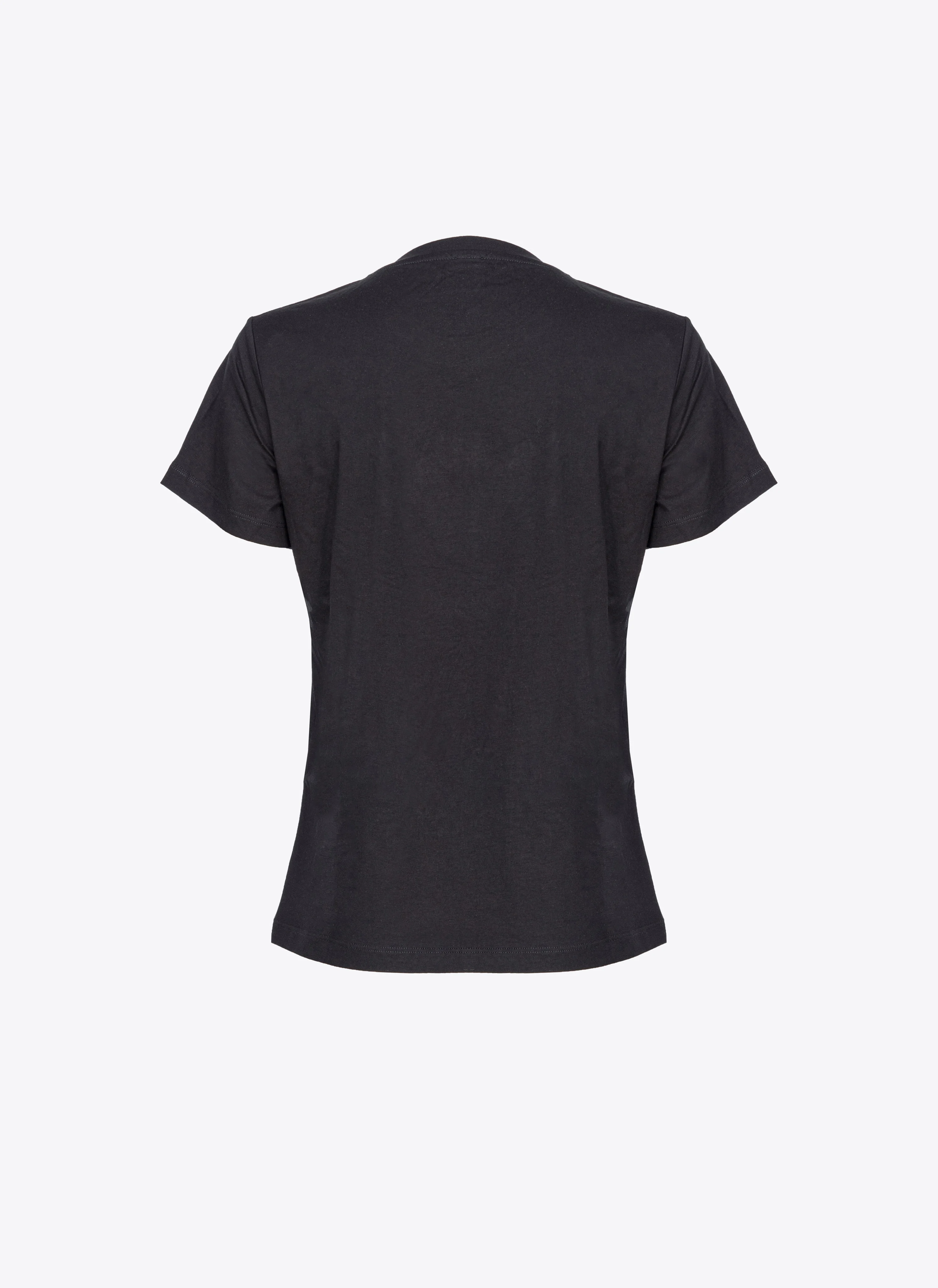 T-shirt à broderie love birds | Noir