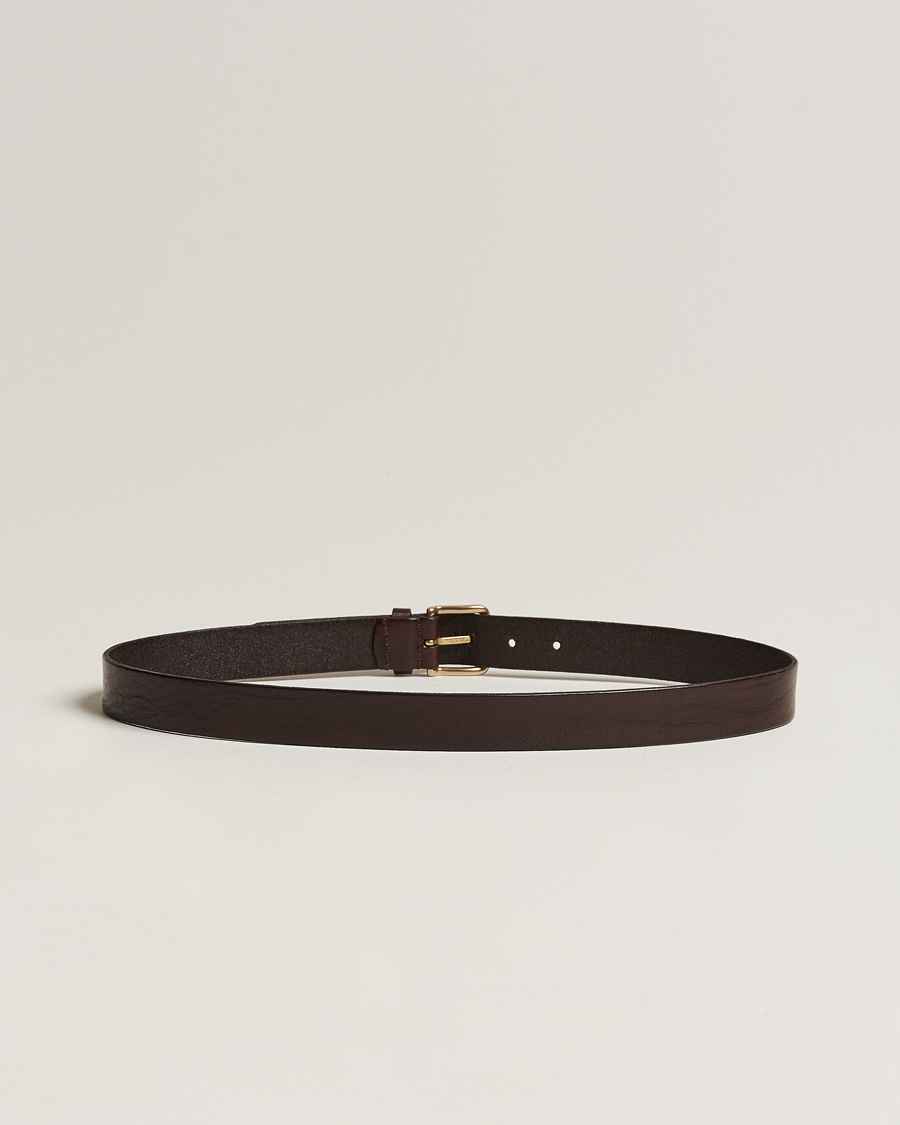 Anderson's Leather Belt 3 cm Dark Brown
