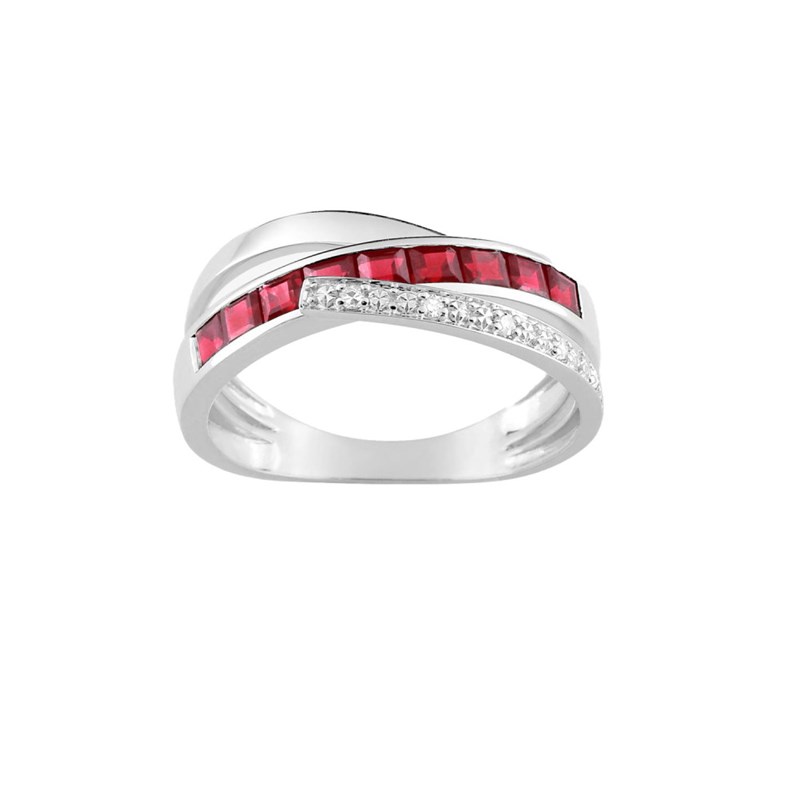 Bague femme - Rubis - Or 18 Carats