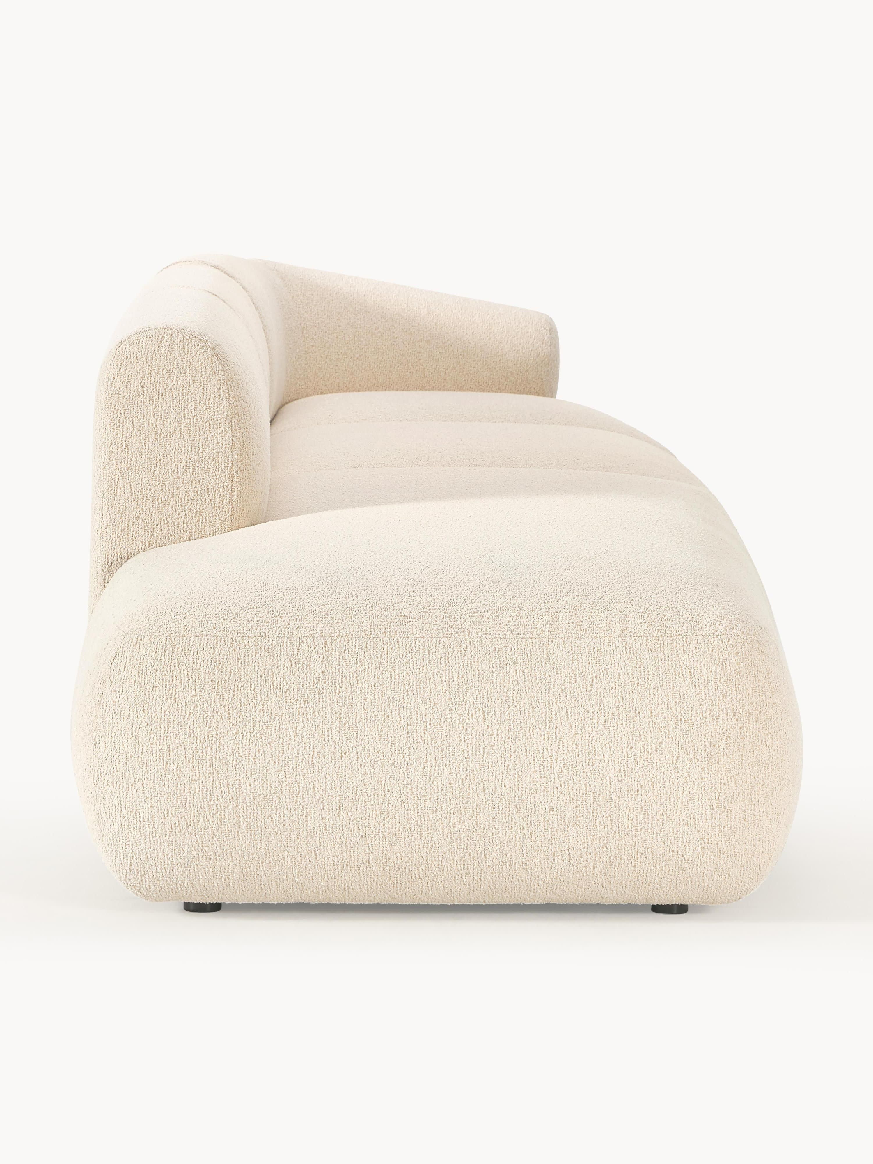 Modulaire XL chaise longue Sofia van bouclé stof