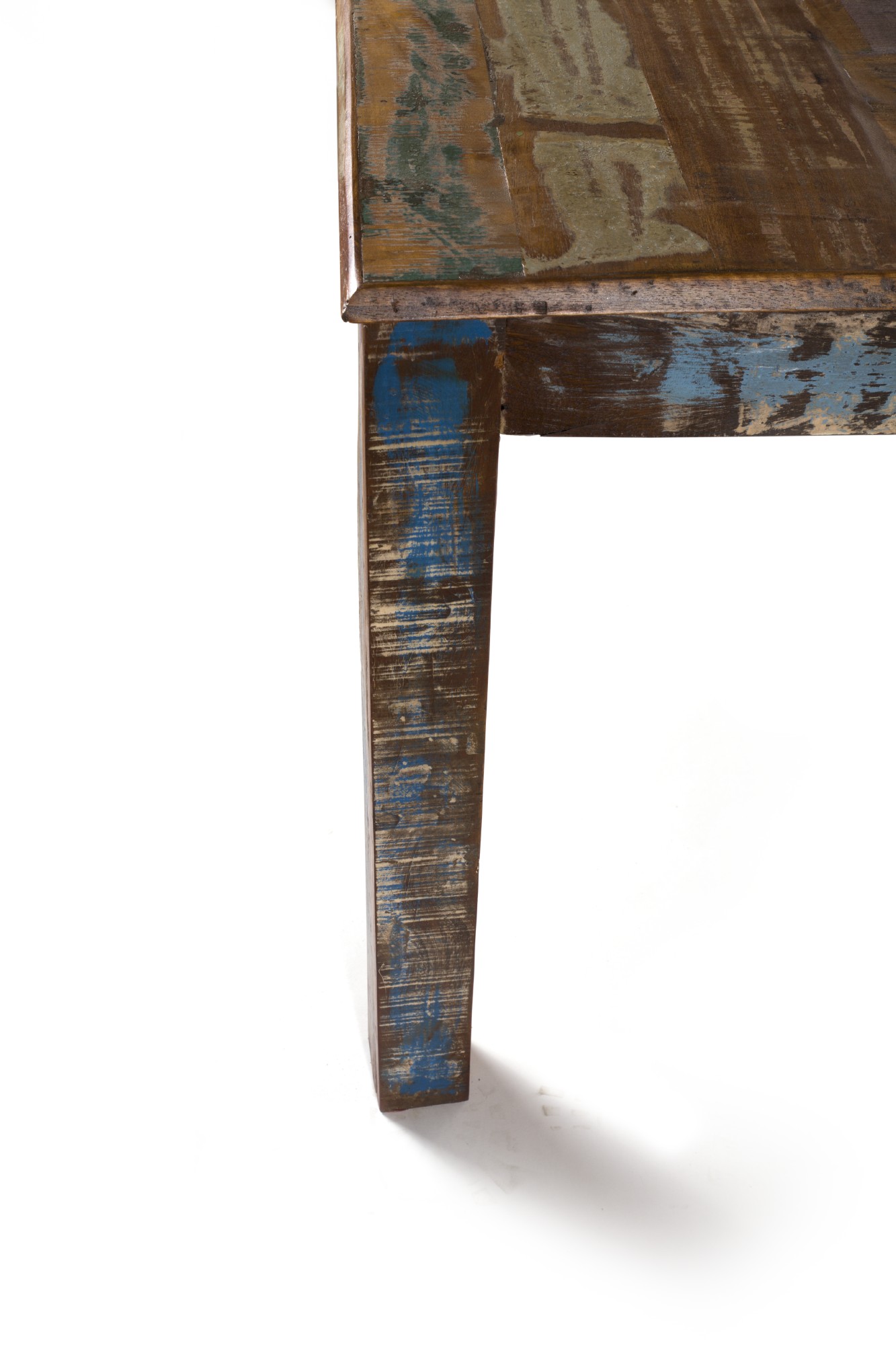 Tisch 'Jarrow Plain', natur, multicolor, T 80 cm, B 80 cm, H 76 cm von fischer's lagerhaus