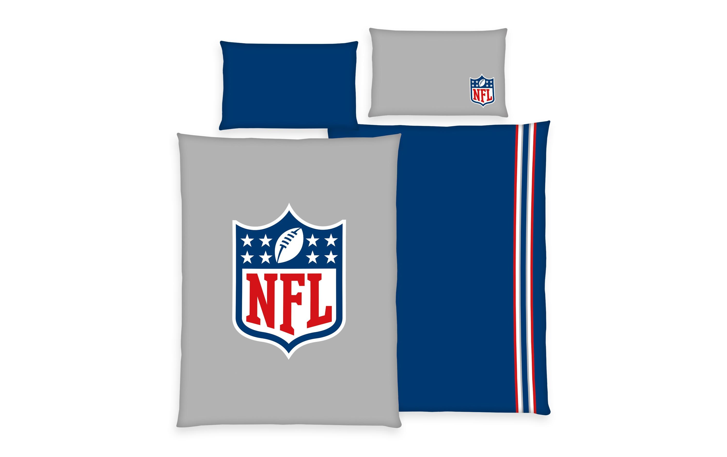 Bettwäschegarnitur NFL 160 x 210 cmBettwäscheset aus 100% Baumwolle