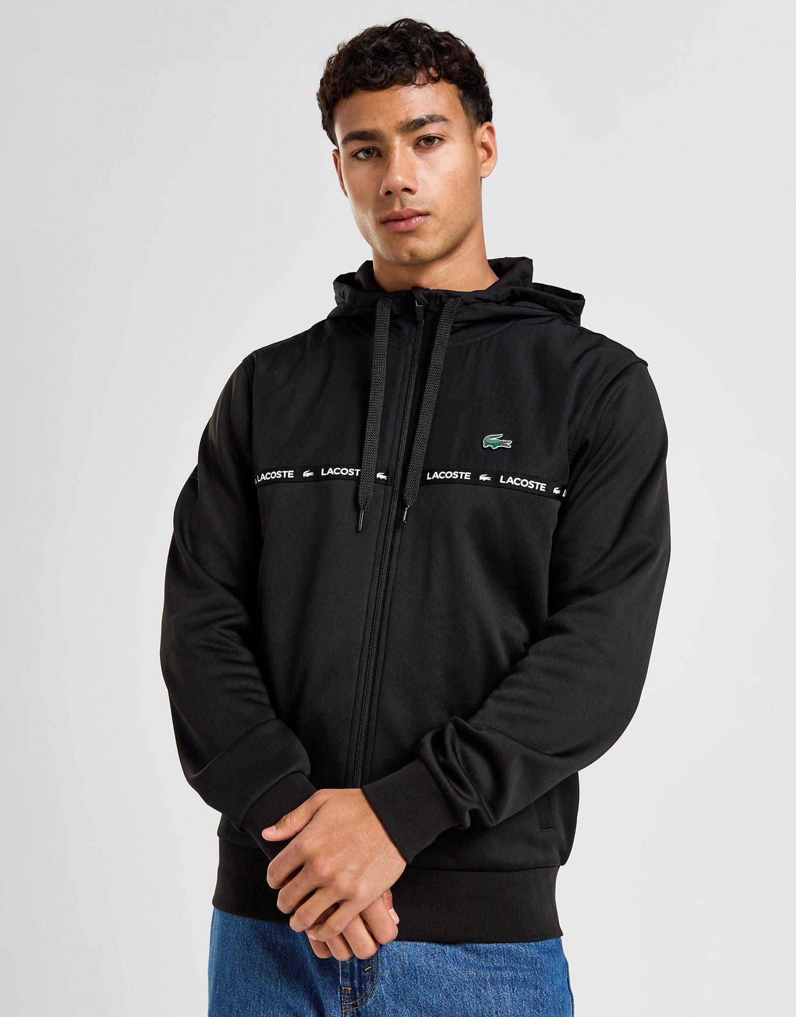 Lacoste Sweat à Capuche Zippé Overlay Homme