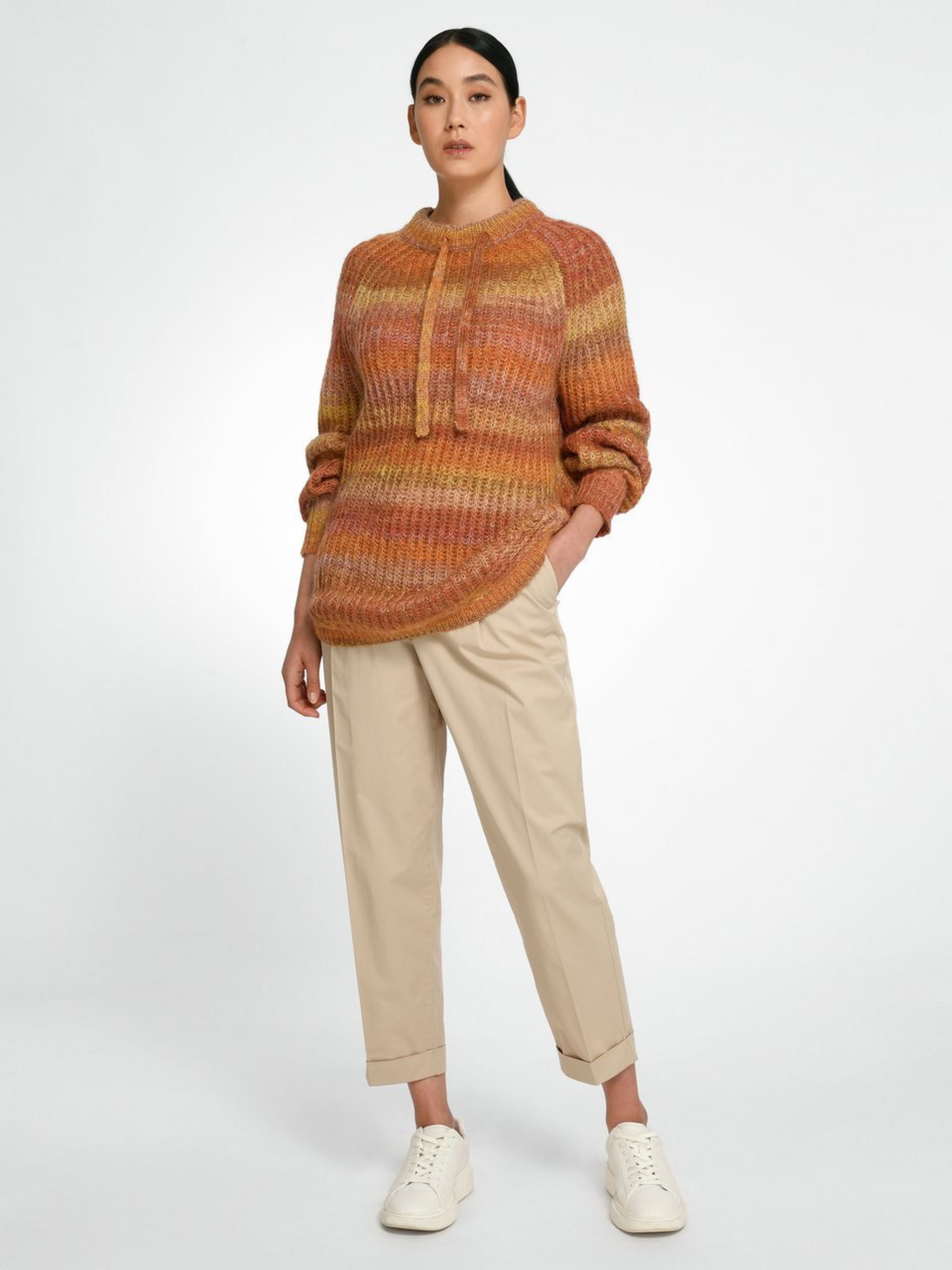 Pullover mit Stehbund