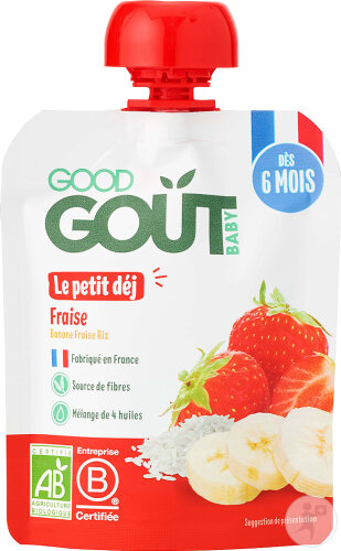 Good Goût Petit Déj Fraise Dès 6 Mois 70g