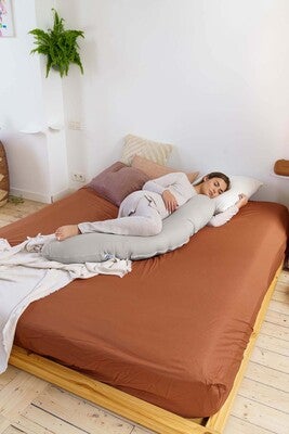 Doomoo  Amme- & Gravidpute Quilt, Sandbrun