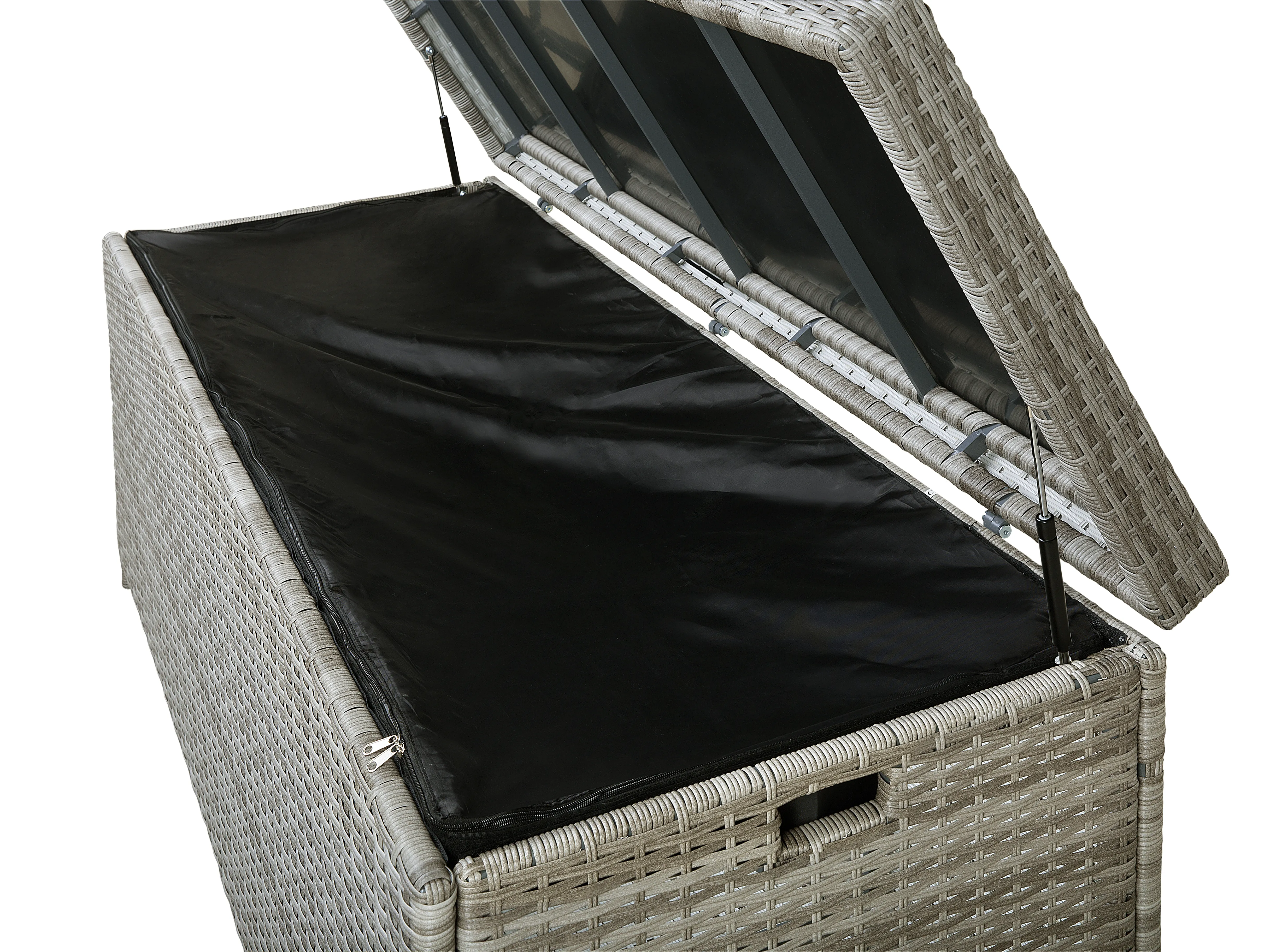Kussenbox MODENA 158 cm 63 cm Grijs