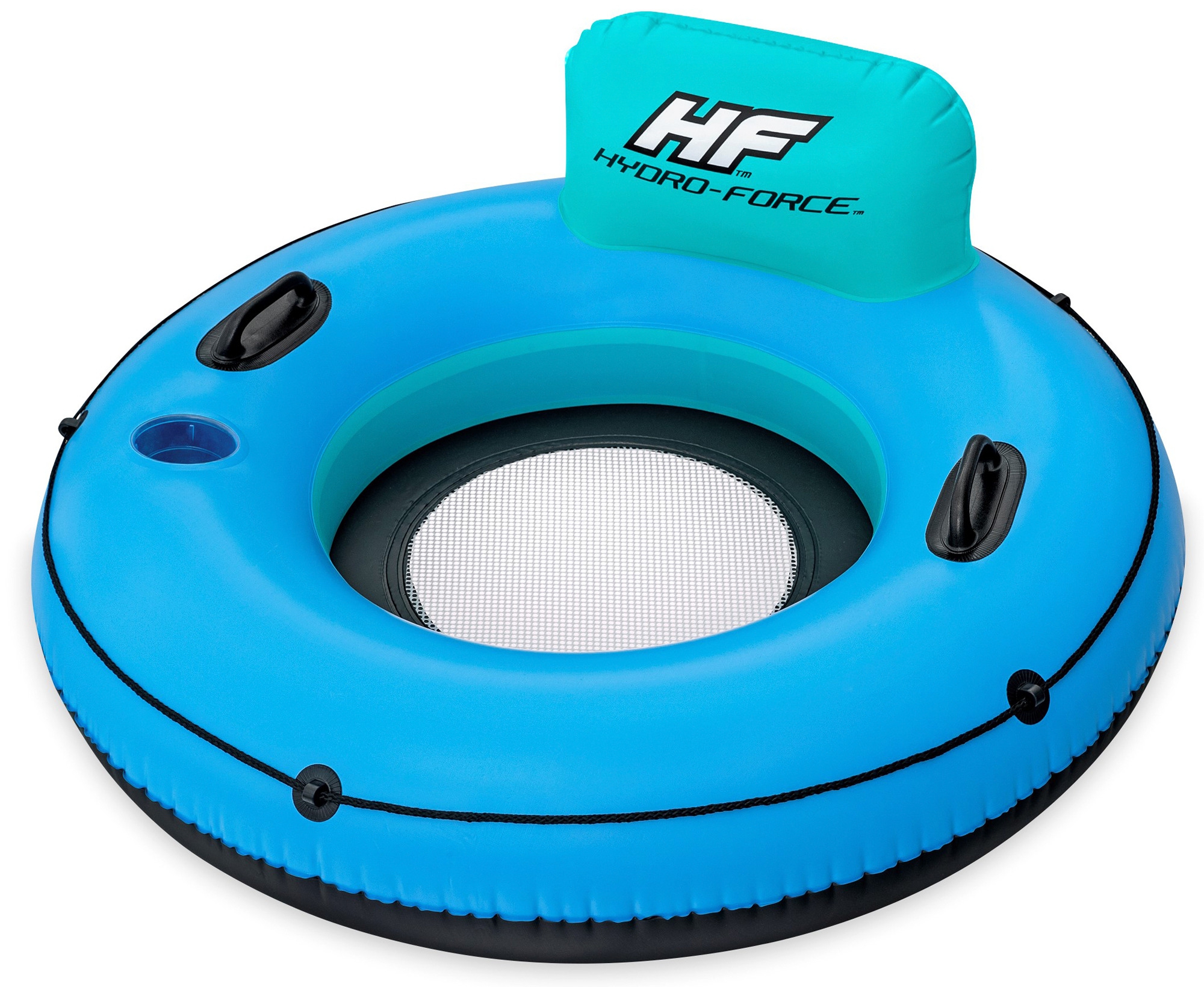 Bestway Hydro Force Luxus Schwimmreifen mit Rückenlehne 106 x 106 x 45 cm