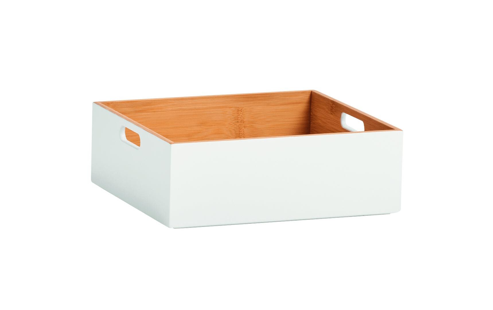 Aufbewahrungskiste 30 x 10.5 cm, WeissAllzweckkiste