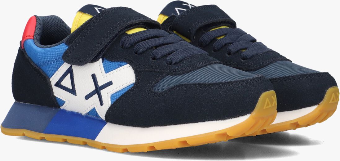 SUN68 blauwe sun68 lage sneakers boys jaki bicolor