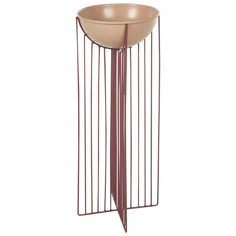 FICARIA - Bloempot set van 2 - Roze - Metaal