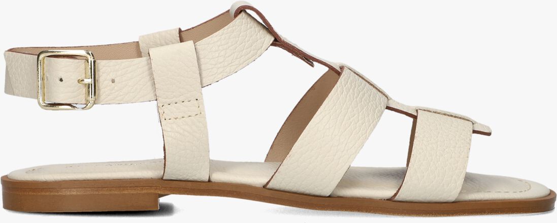 witte stefano lauran platte sandalen 24200
