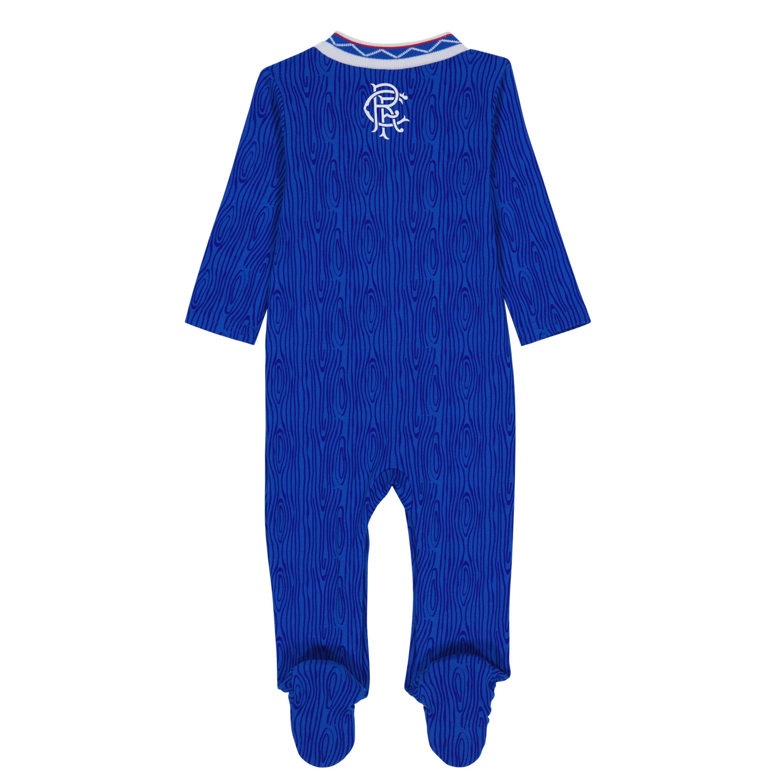Castore Rangers 90s Retro Home Sleepsuit