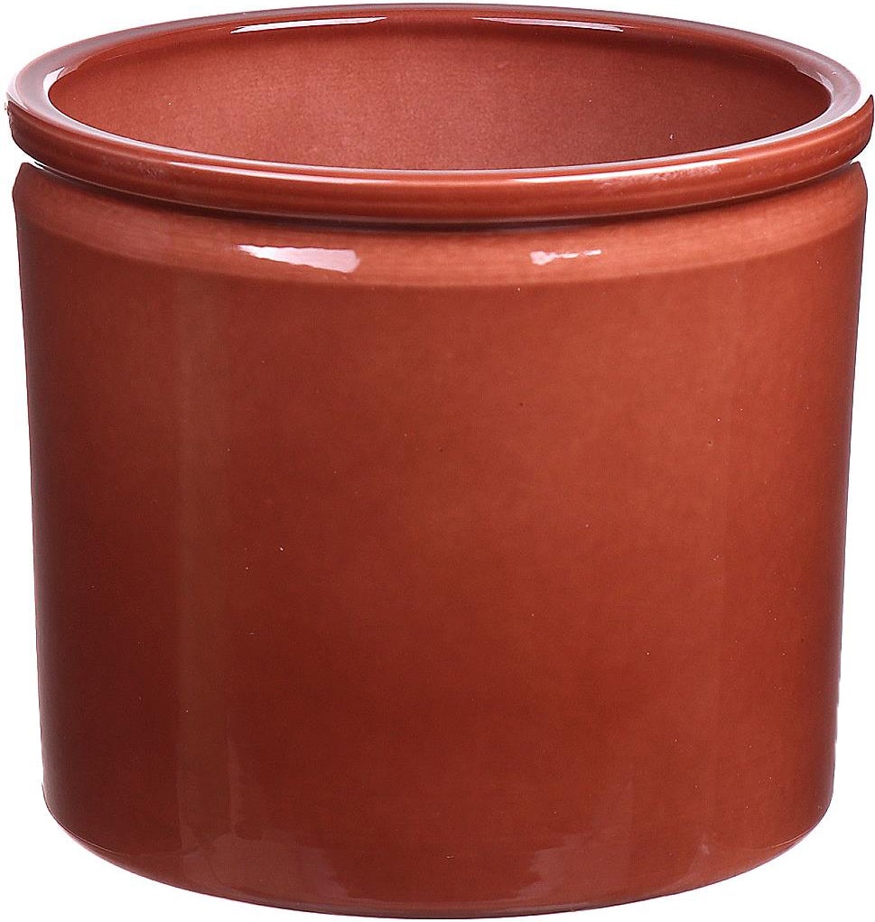 Duif bloempot Lucca bruin D 14 H 12,5 cm