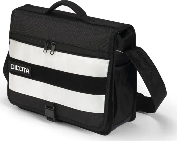 DICOTA skuldertaske REFLECTIVE sort