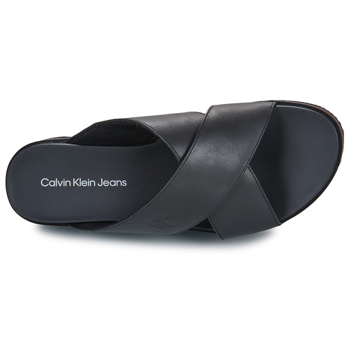 Calvin Klein Jeans - FLATFORM CROSS MG UC Negro