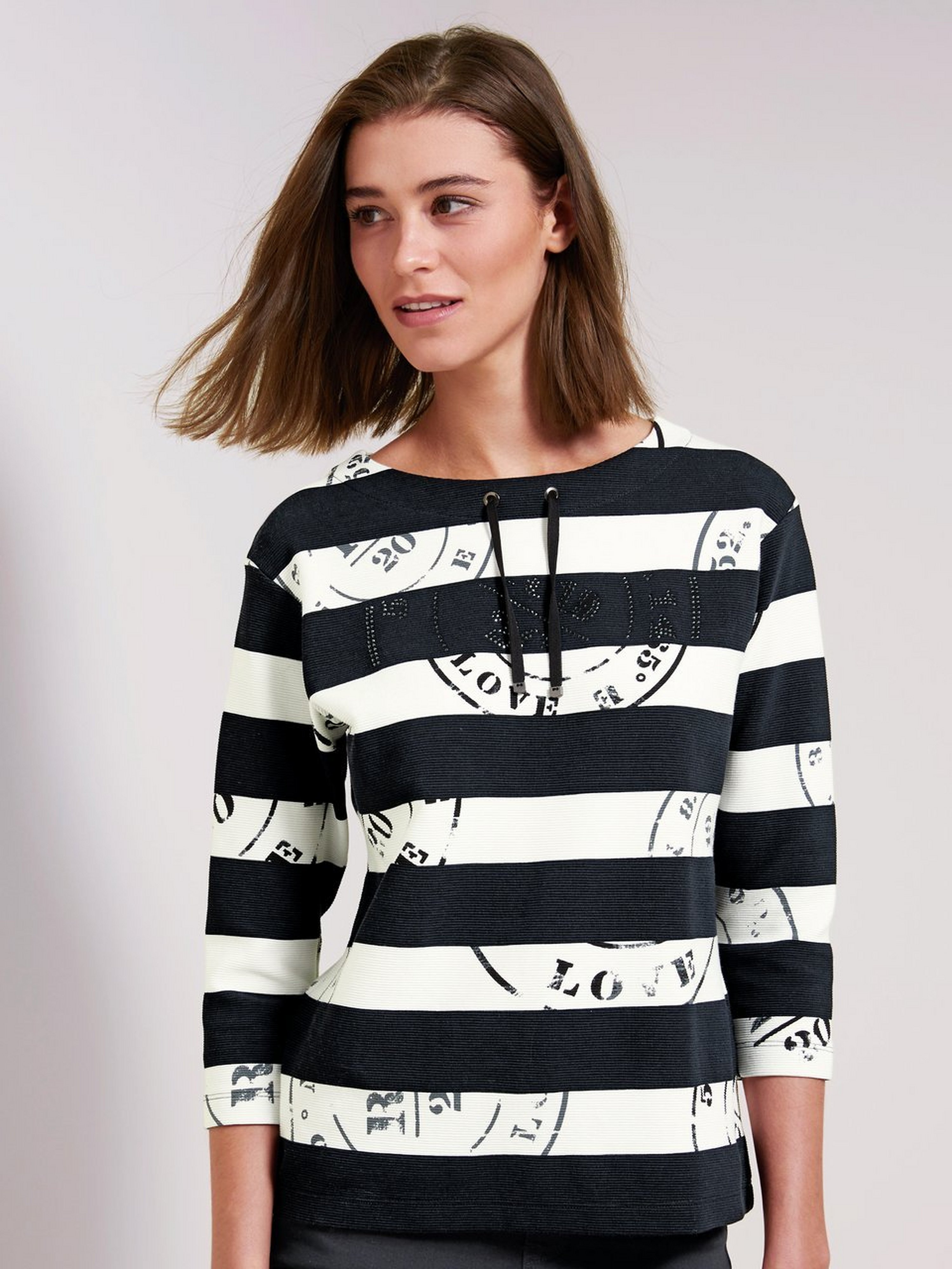 Sweatshirt mit 3/4-Arm