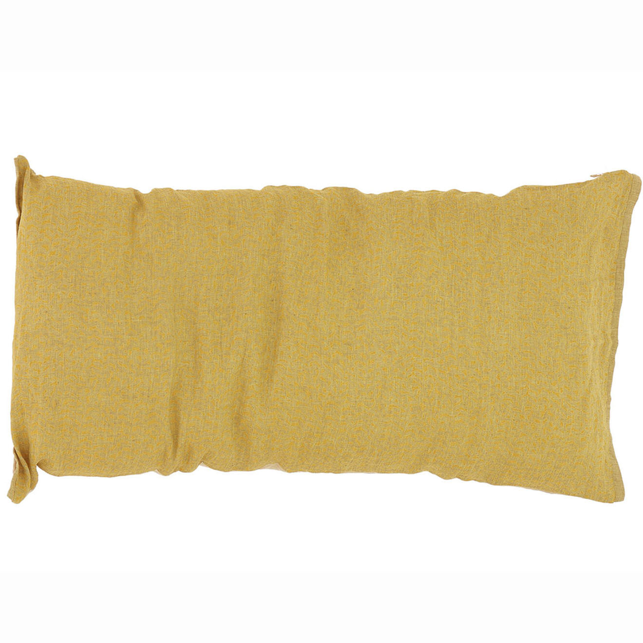 En Fil d'Indienne Housse de coussin Lierre tabac - 50x100 cm