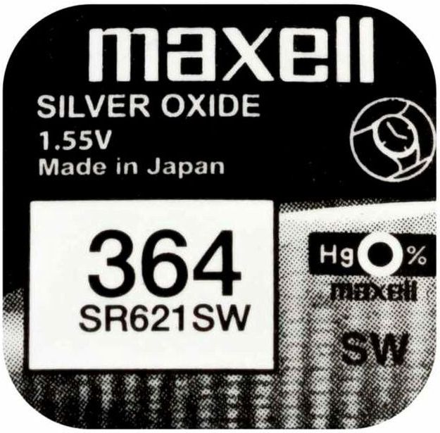 SR621SW horloge batterij 364 Maxell - 10 stuks
