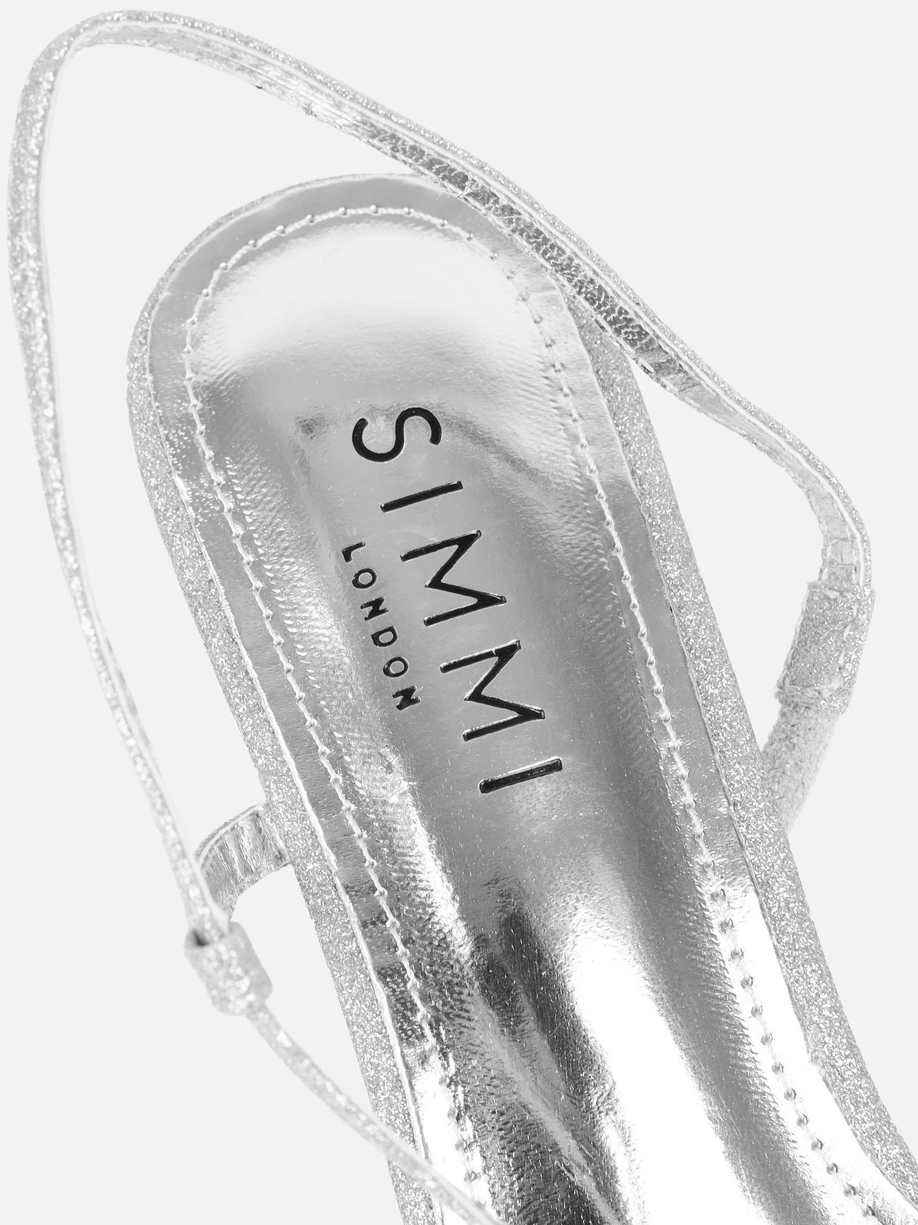 Zilver - Simmi London Pollis Strappy Heeled Sandals