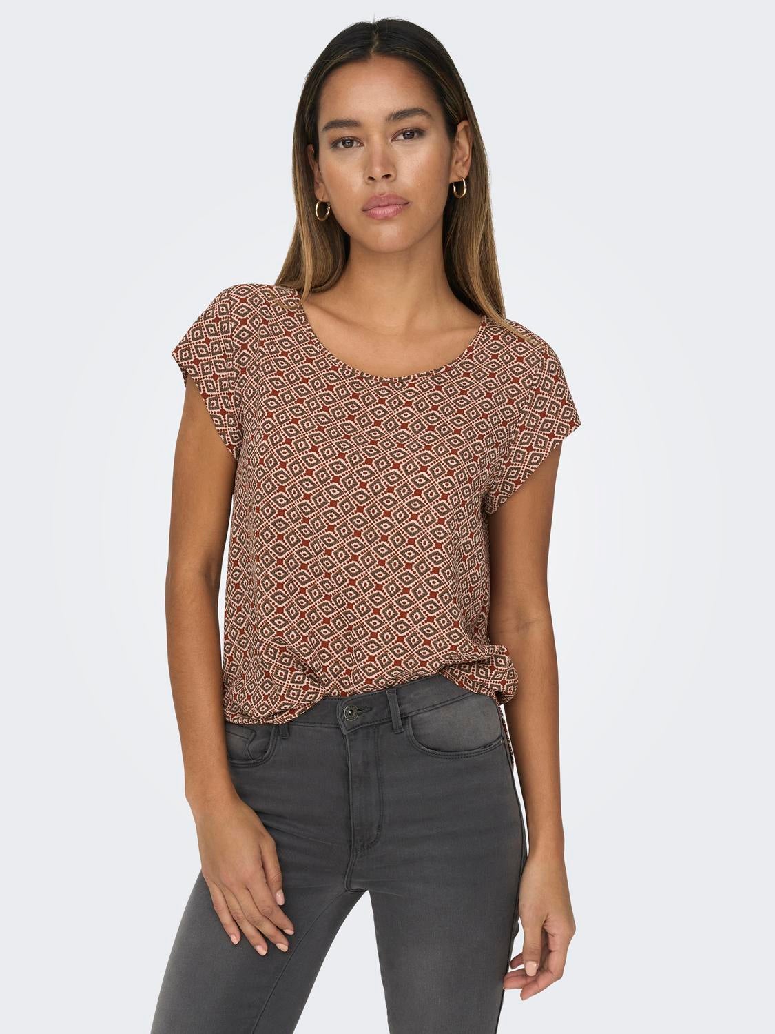 ONLVIC Top Henna