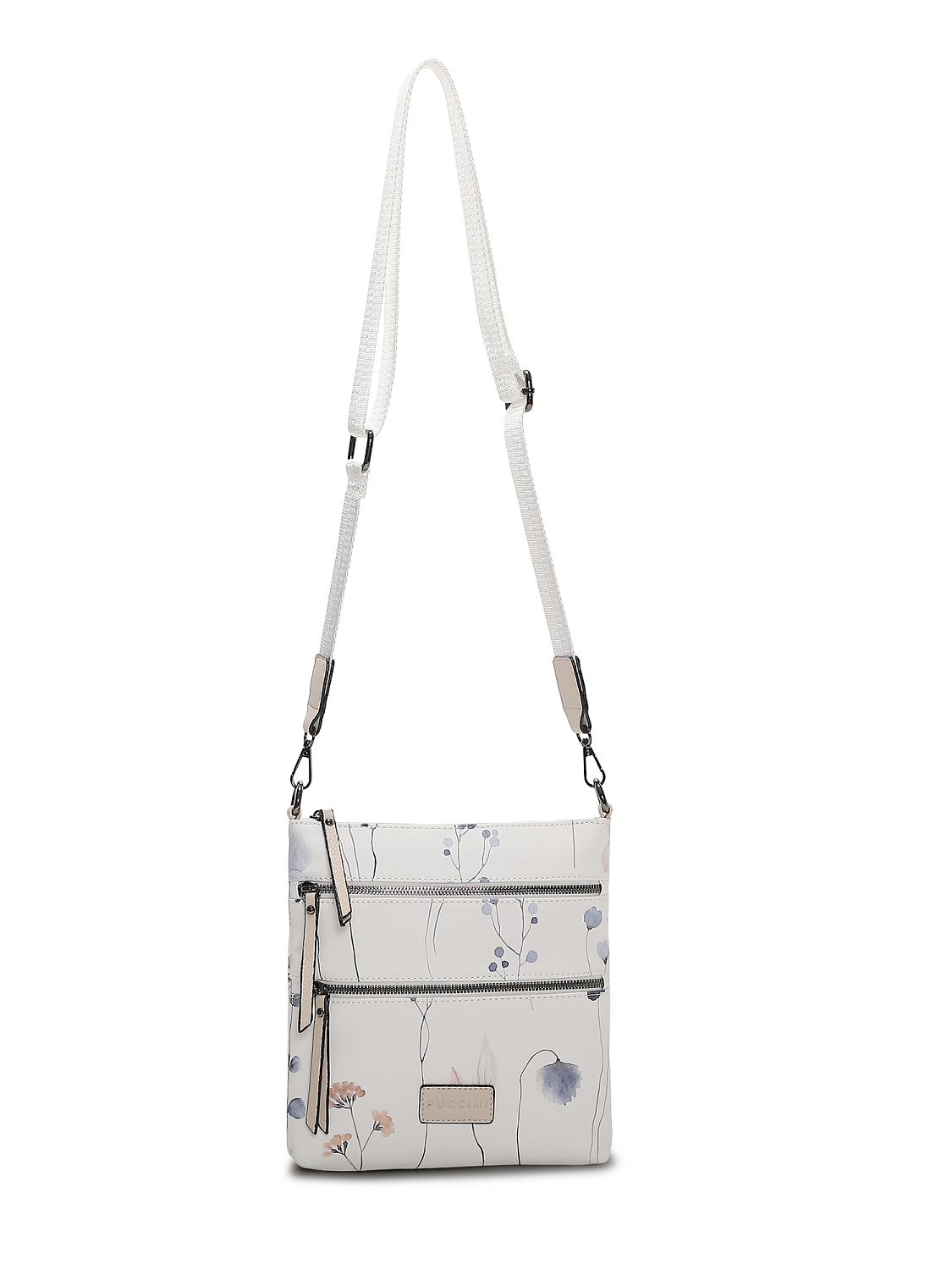 Puccini Diana Crossover Bag White Floral