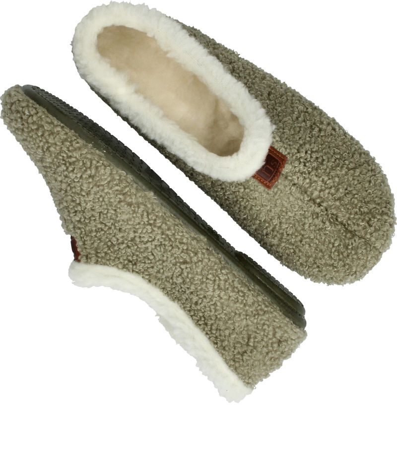 Belizia Pantoffels Groen Dames