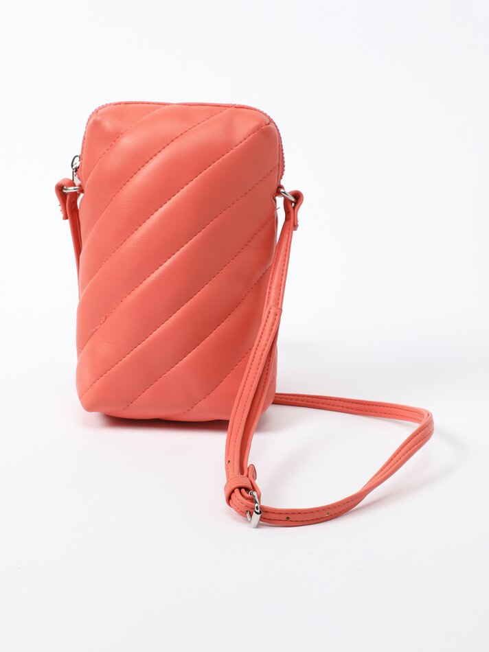 Capa acolchoada para celular - Coral
