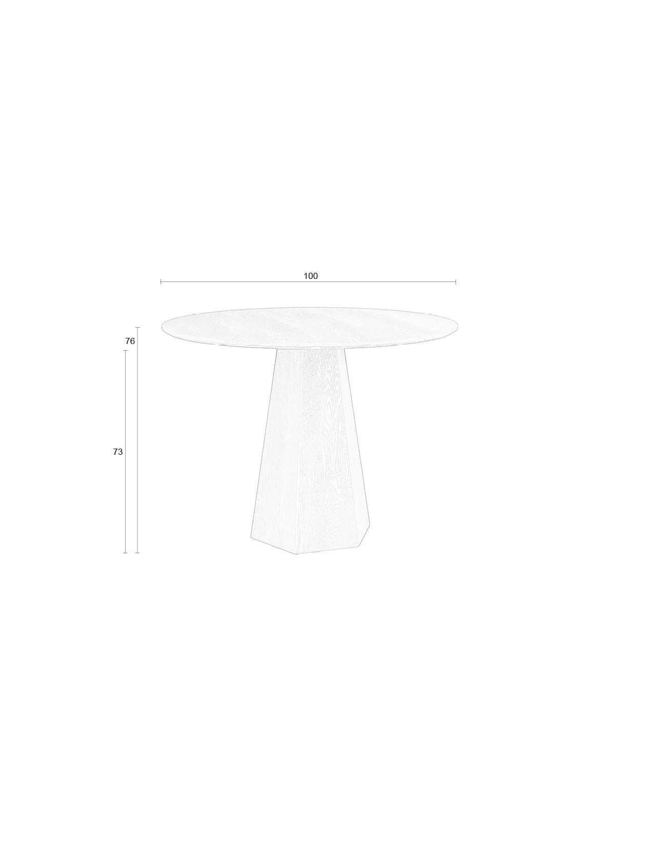 Table Pilar Brown Rice