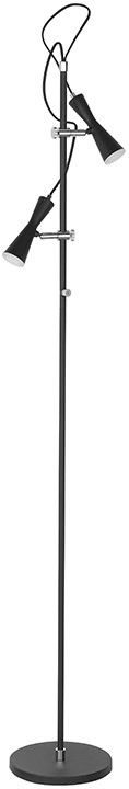 Vloerlamp Zwart Move ⌀23  x H155 cm