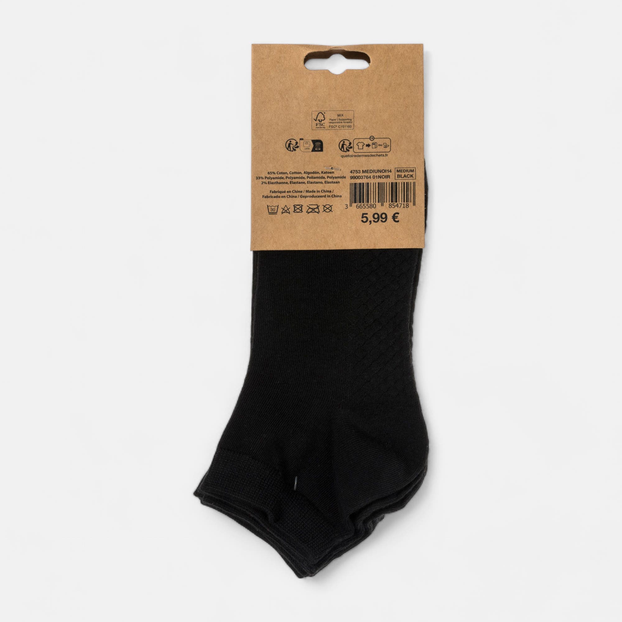 Chaussettes Homme noir