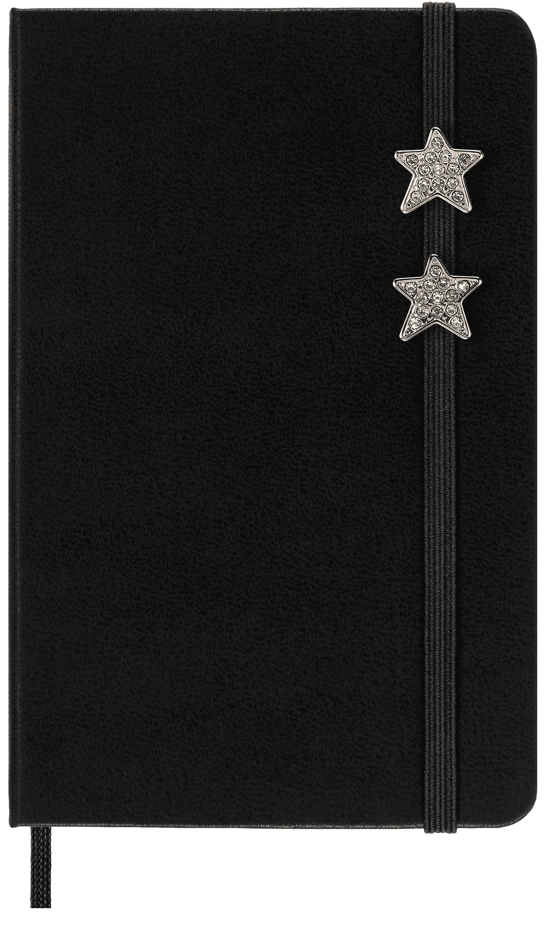 PINS STAR CRYSTAL SILVER