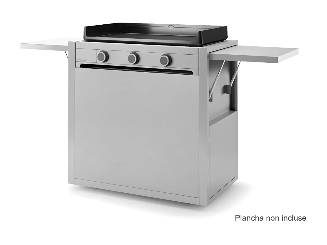 Chariot en inox Modern fermé 75 - FORGE ADOUR