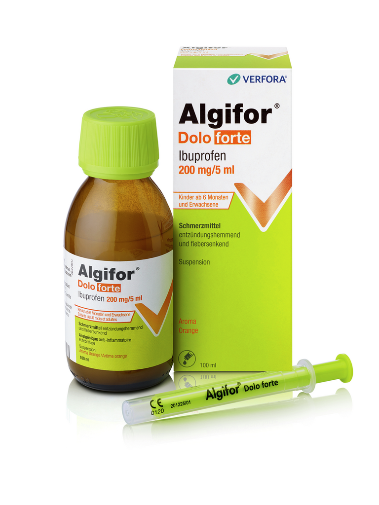 ALGIFOR Dolo forte Susp 200 mg/5ml Fl 100 ml