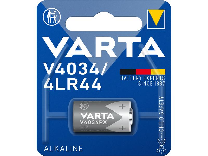 Varta Photobatterie V4034/ 4LR44 , 1 Stück V 4034