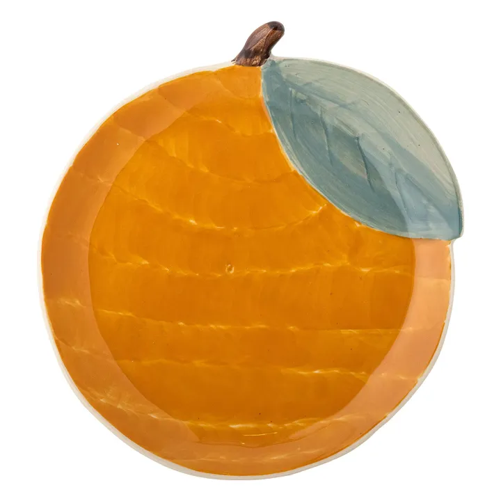 Bloomingville Mini Assiette Agnès Orange en grès