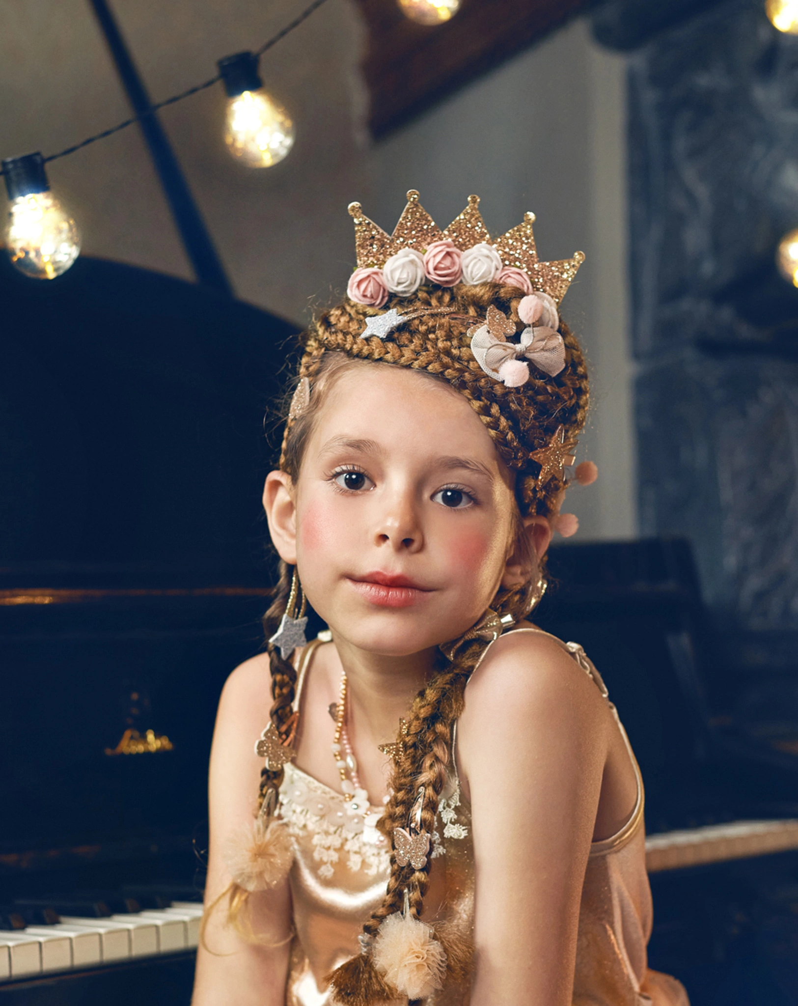 Kostüm-Kleid AMELIE in gold