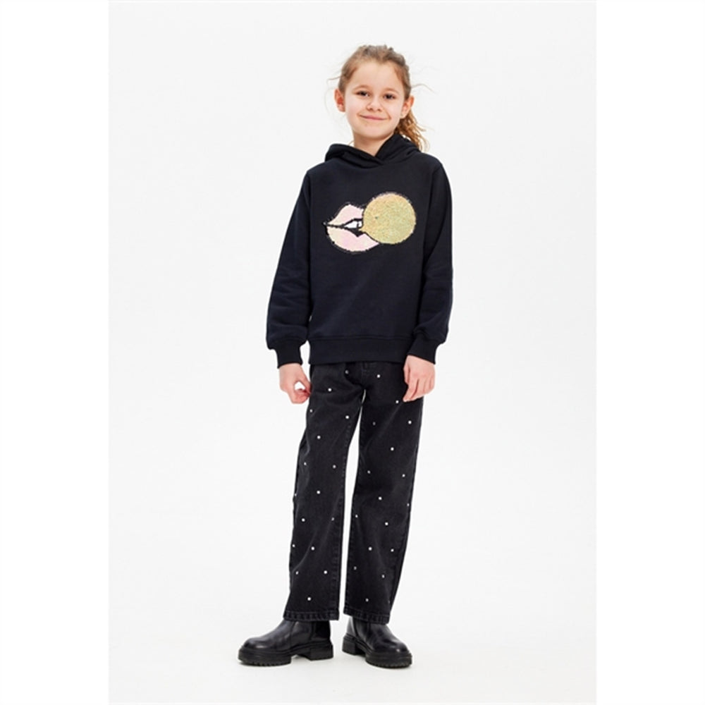 Black Denim Isia Straight Jeans - The New