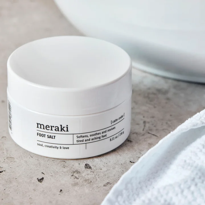 Meraki - Fusssalz, Calm cedar, 200 g