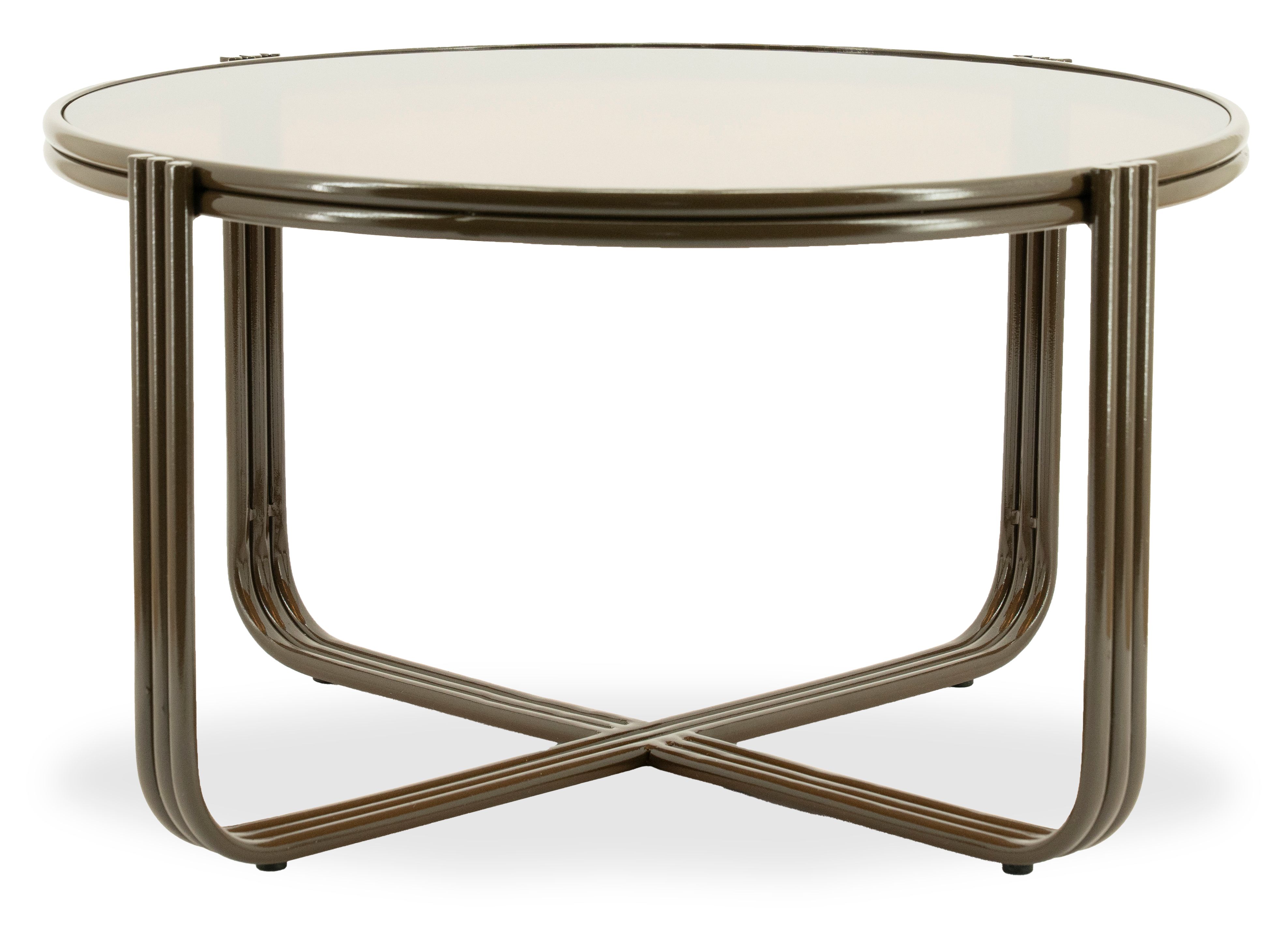 Salontafel Bruin 250293 Groovy ⌀63  x H35 cm