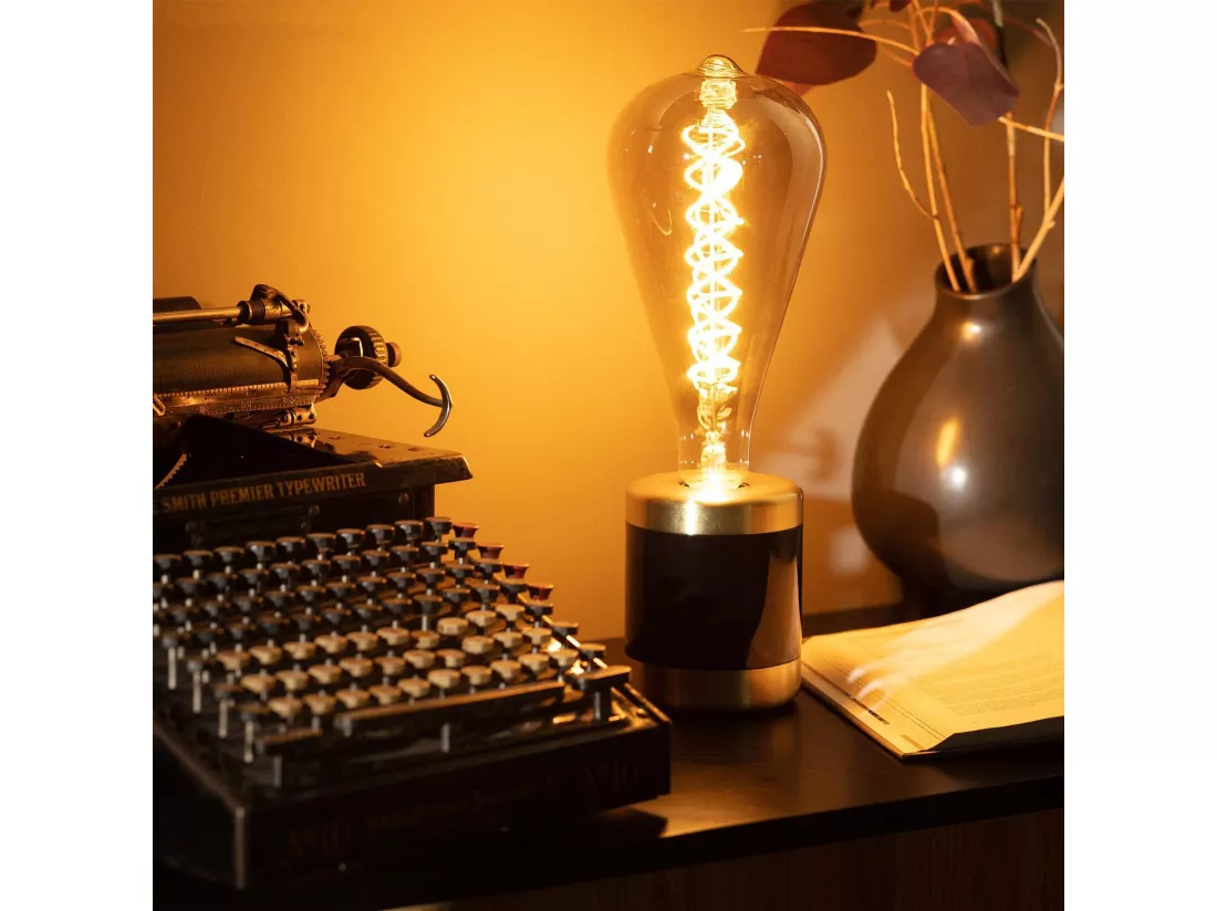 Ampoule LED Filament E27 8W 800 lm ST115 Smoky No Flicker 2200K Blanc chaud