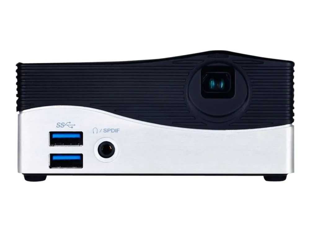 Gigabyte BRIX Projector GB-BXPi3-4010 (rev. 1.0) - Barebone - Ultra Compact PC Kit - 1 x Core i3 4010U / 1.7 GHz - RAM 0 GB - HD Graphics 4400 - GigE - WLAN: 802.11b/g/n, Bluetooth 4.0